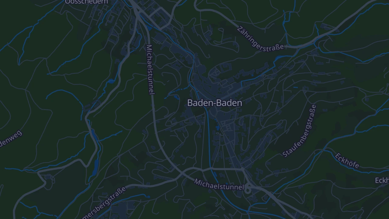 Karte von Baden-Baden