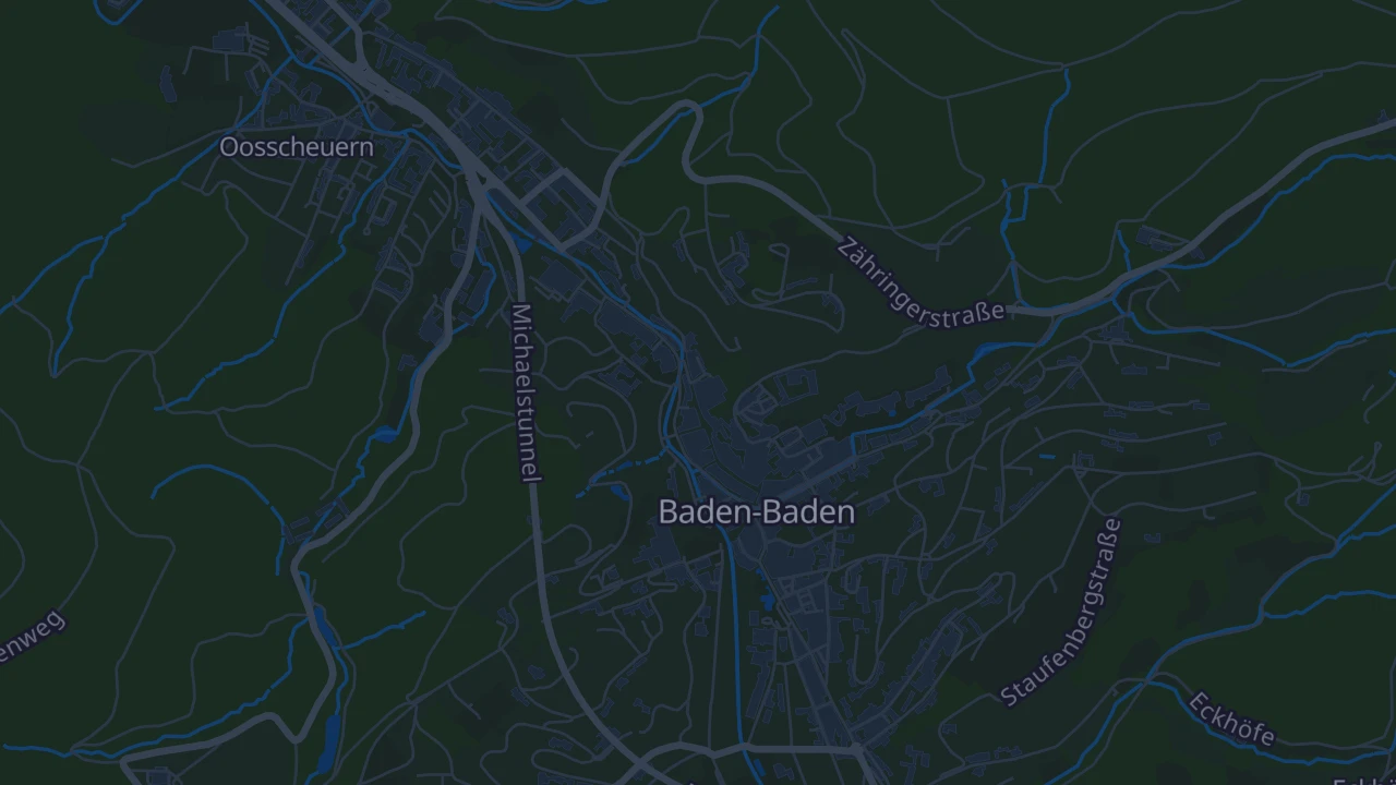 Karte von Baden-Baden