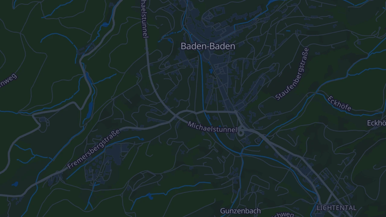 Karte von Baden-Baden