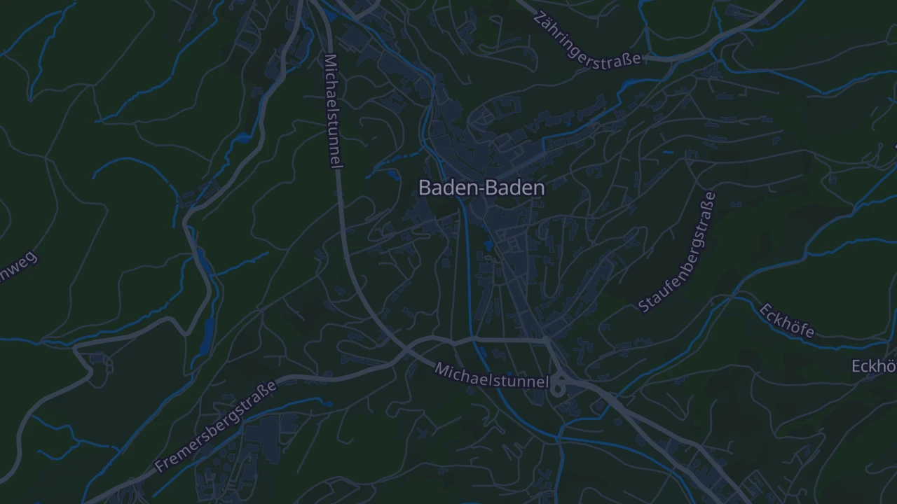 Karte von Baden-Baden