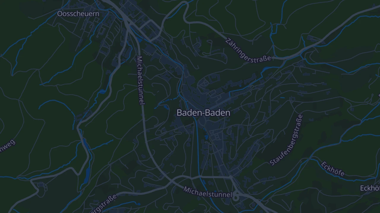 Karte von Baden-Baden