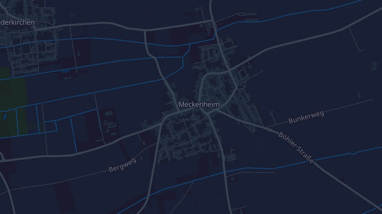 Karte von Meckenheim