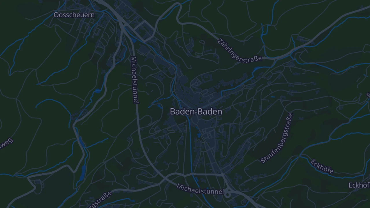 Karte von Baden-Baden