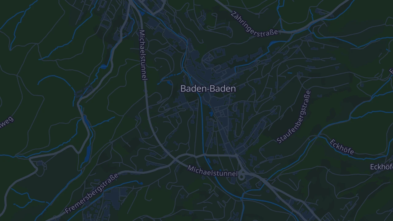 Karte von Baden-Baden
