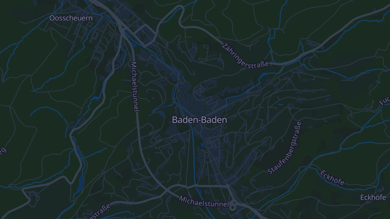 Karte von Baden-Baden