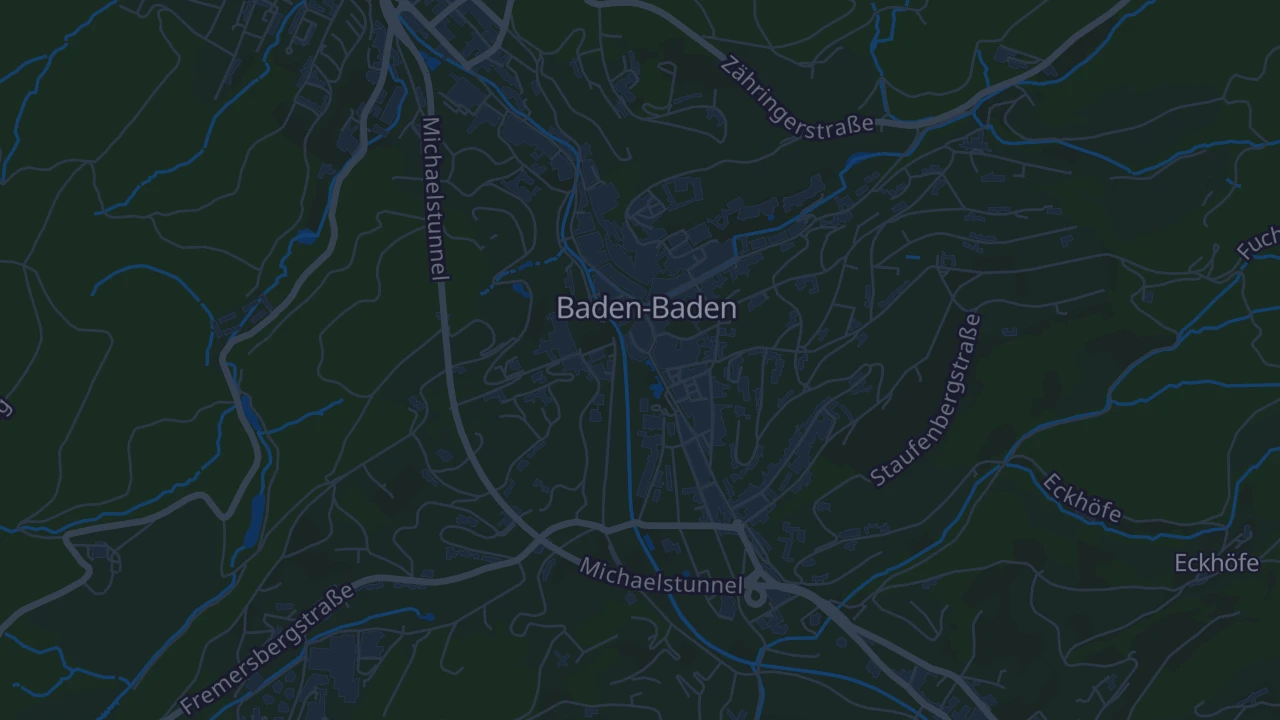 Karte von Baden-Baden