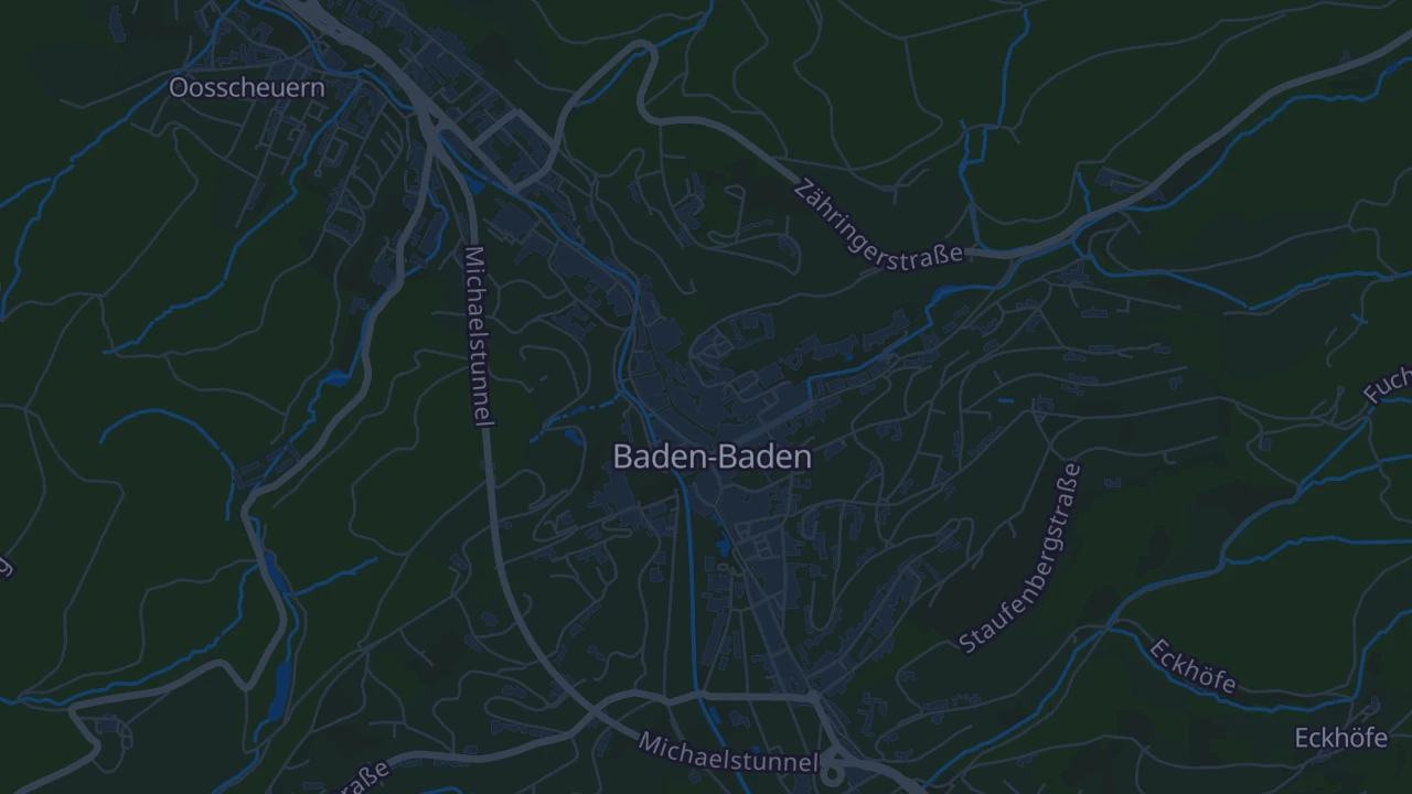 Karte von Baden-Baden