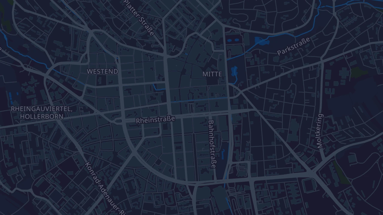 Karte von Wiesbaden
