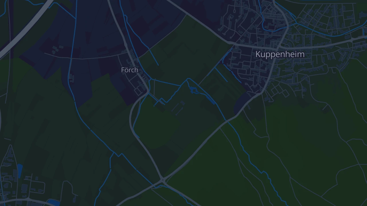 Karte von Rastatt