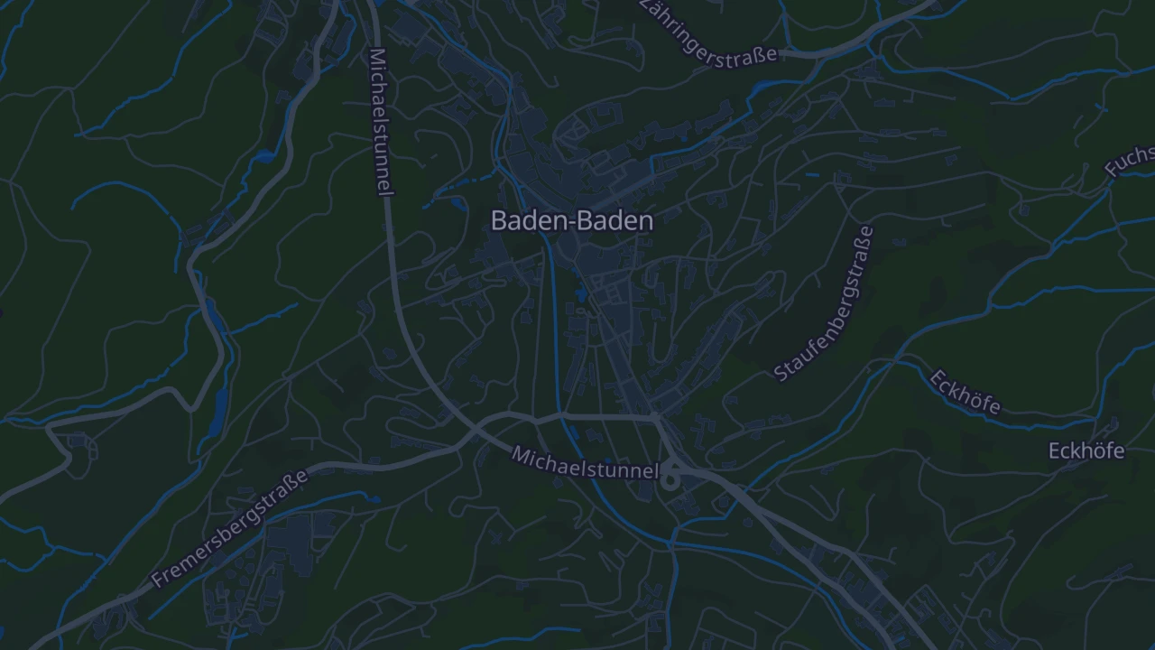 Karte von Baden-Baden