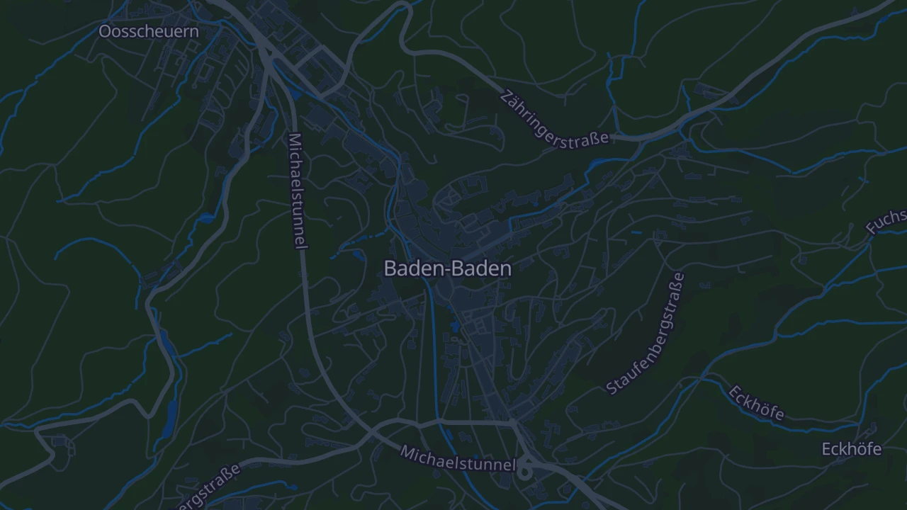 Karte von Baden-Baden