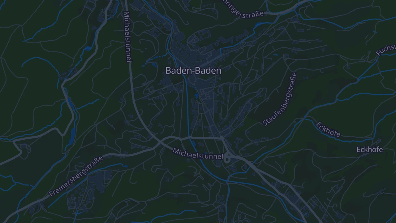 Karte von Baden-Baden