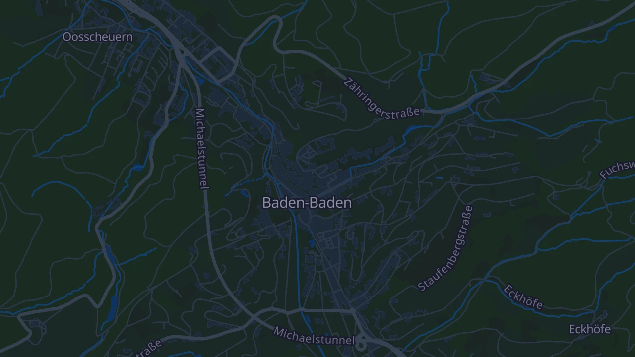 Karte von Baden-Baden