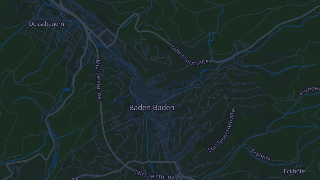 Karte von Baden-Baden