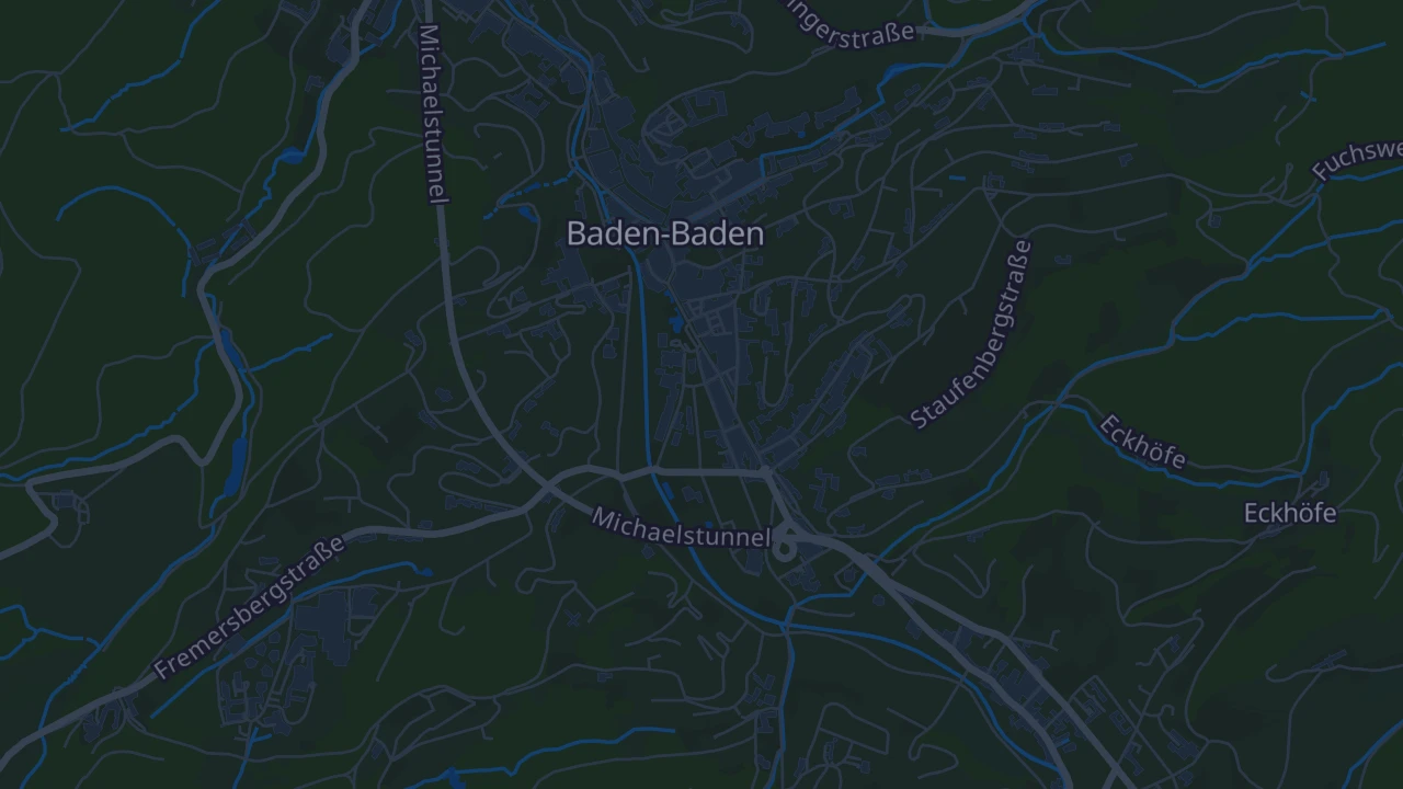 Karte von Baden-Baden