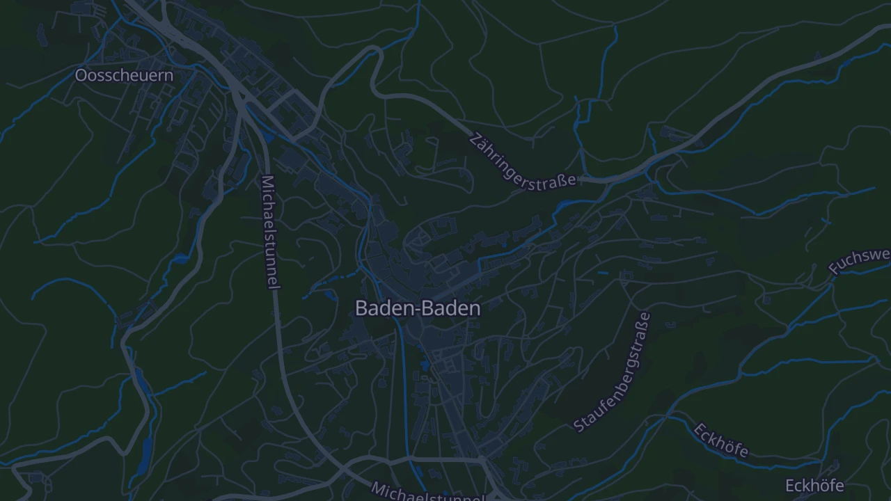 Karte von Baden-Baden