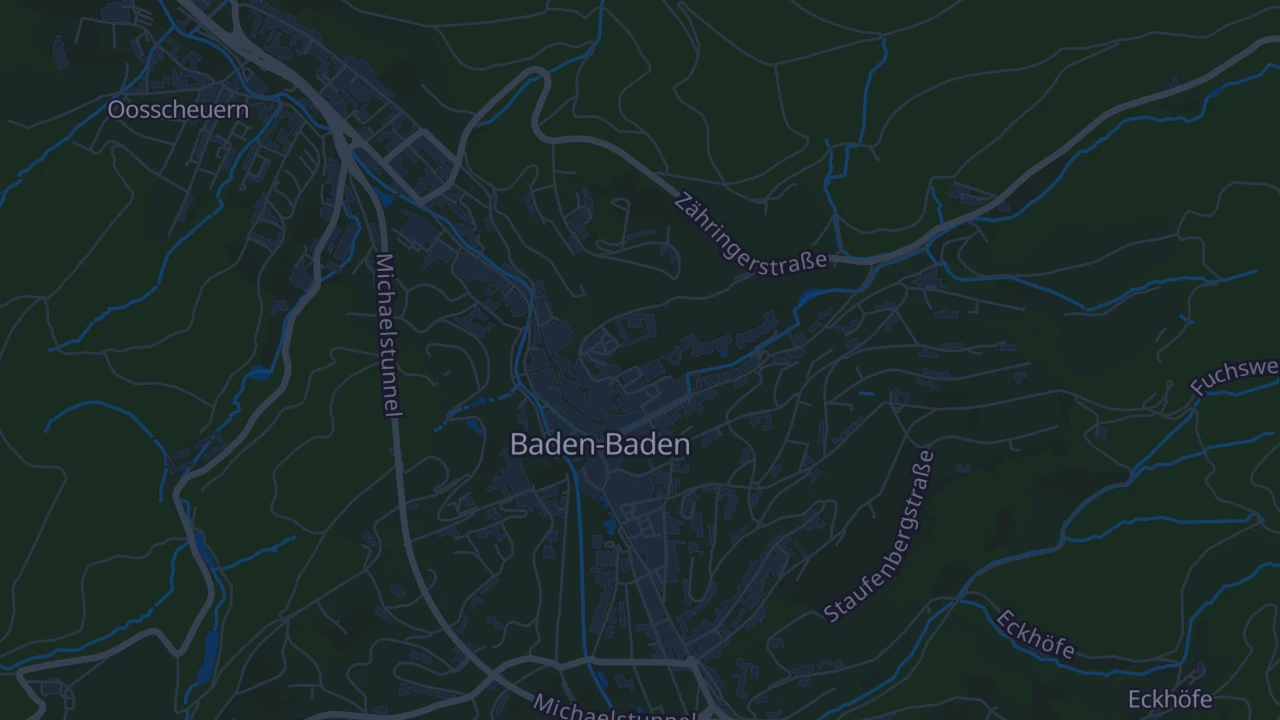 Karte von Baden-Baden