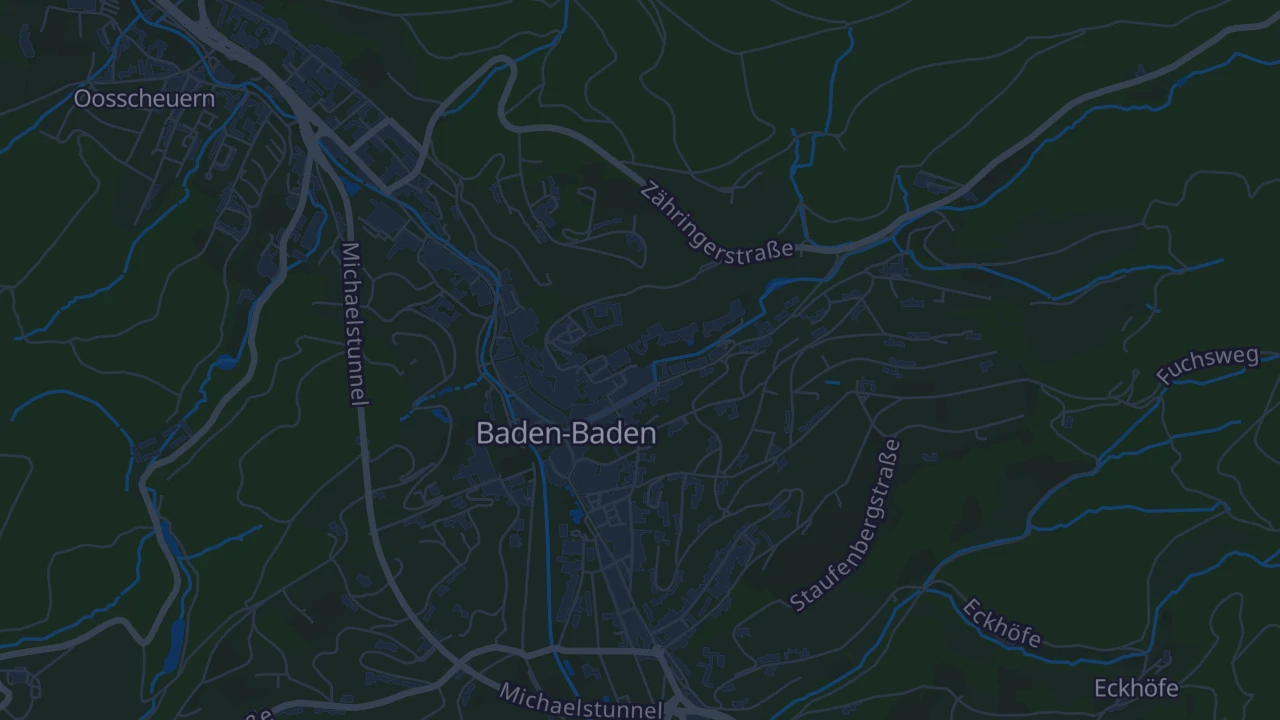 Karte von Baden-Baden