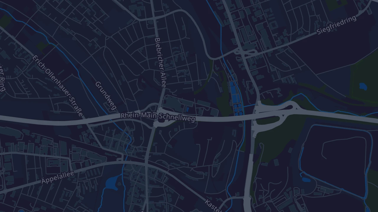 Karte von Wiesbaden