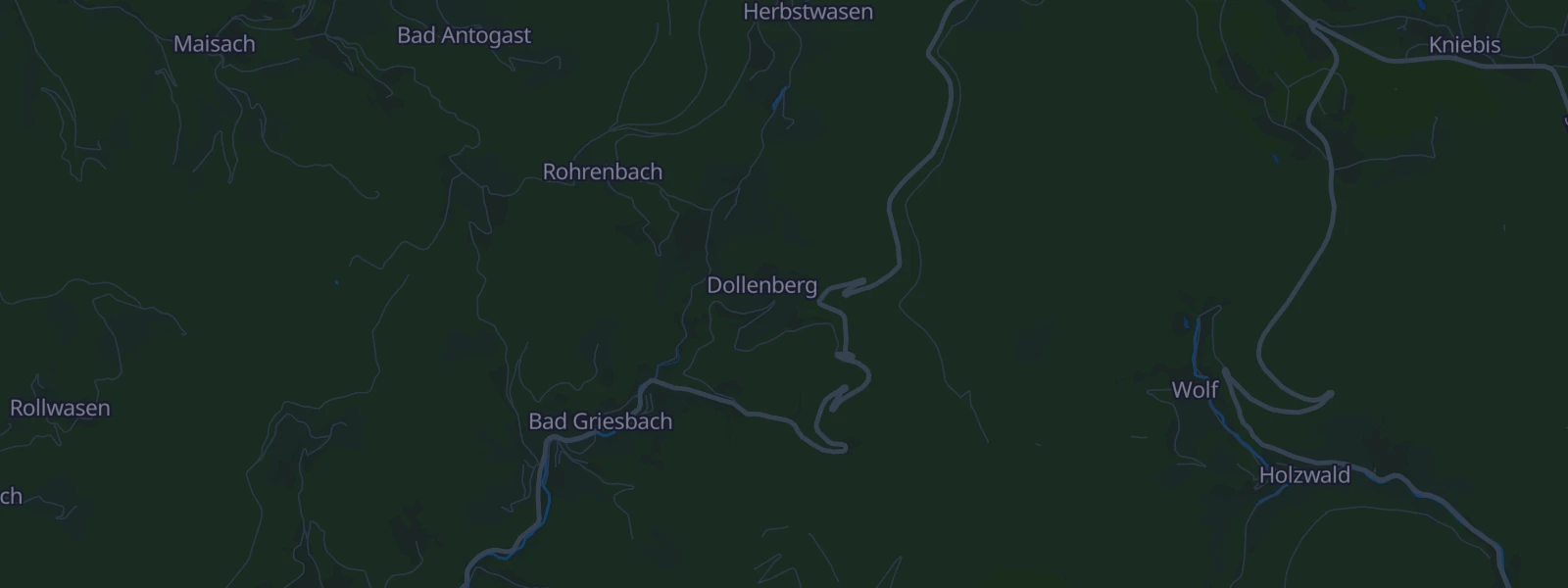 Karte von Bad Peterstal-Griesbach