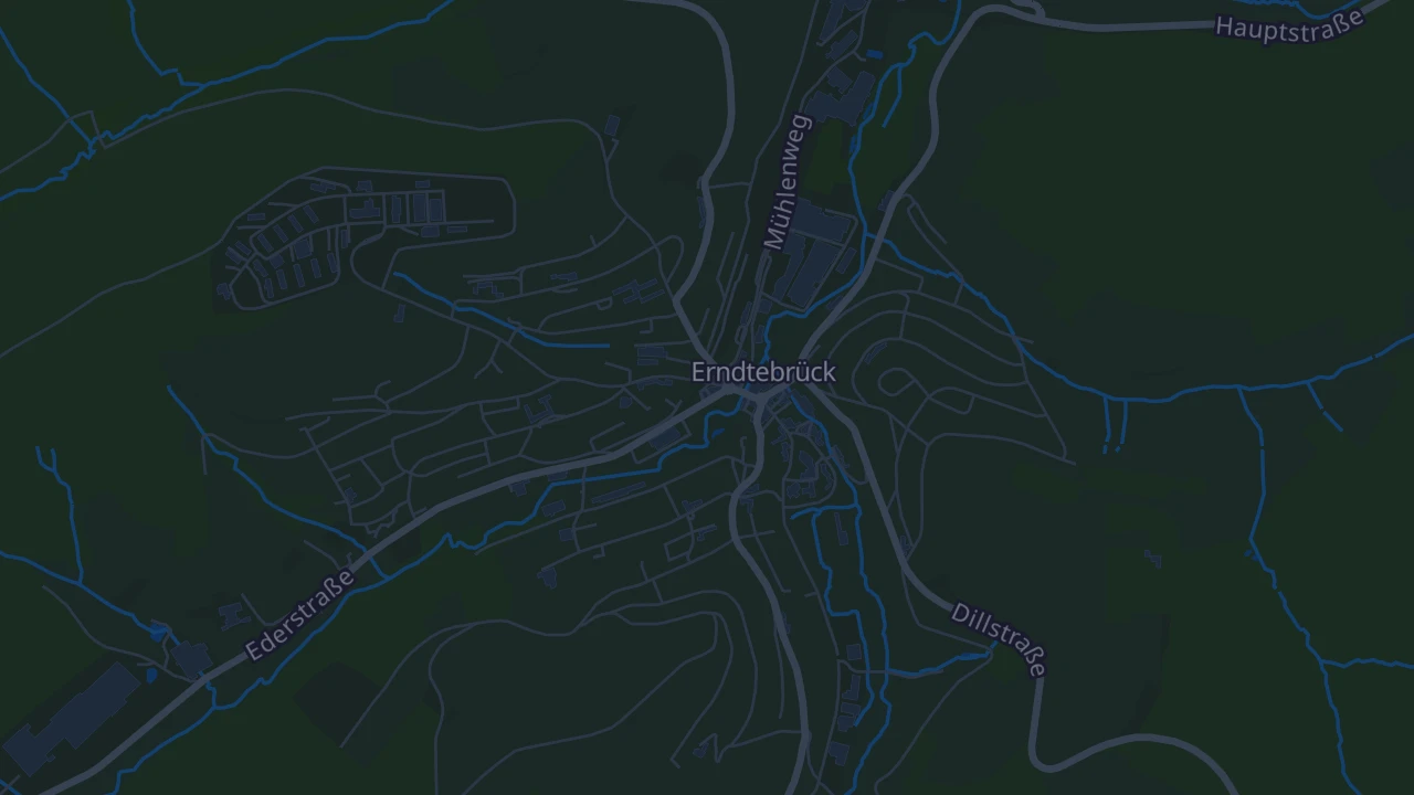 Karte von Erndtebrück