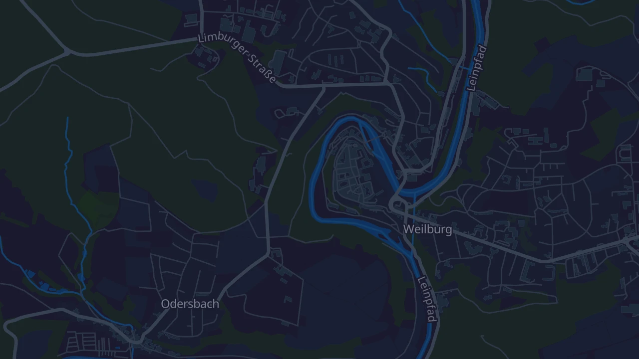 Karte von Weilburg