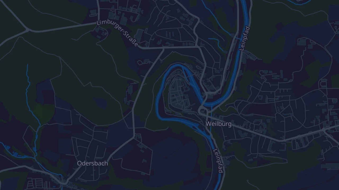 Karte von Weilburg