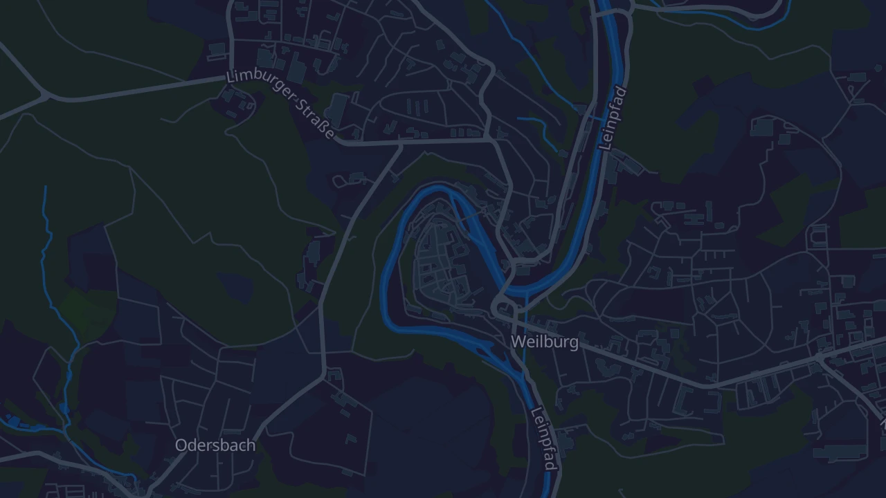 Karte von Weilburg
