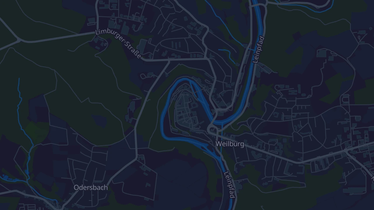 Karte von Weilburg