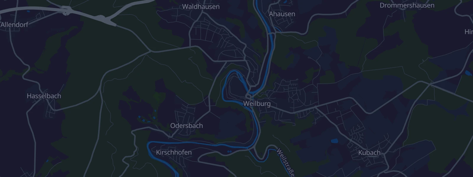 Karte von Weilburg