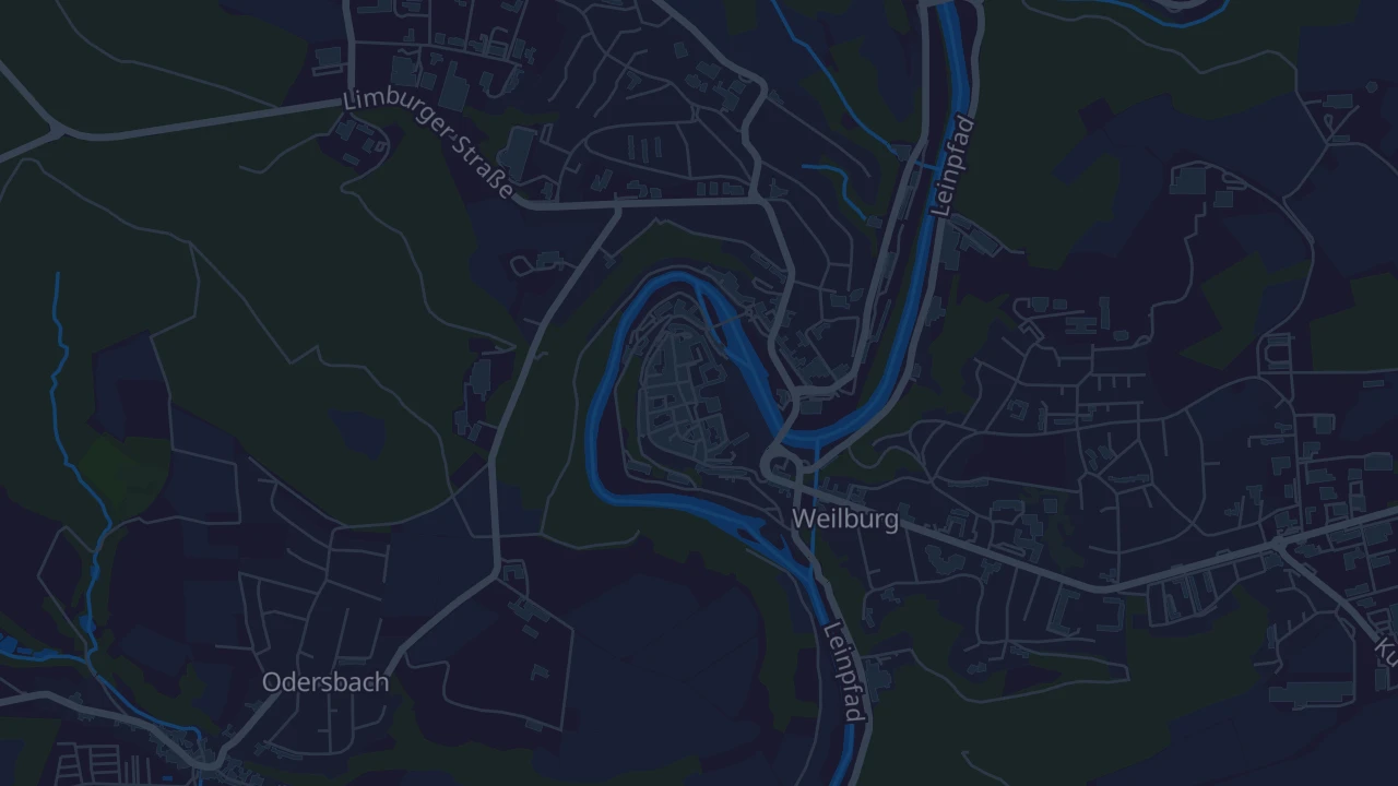 Karte von Weilburg