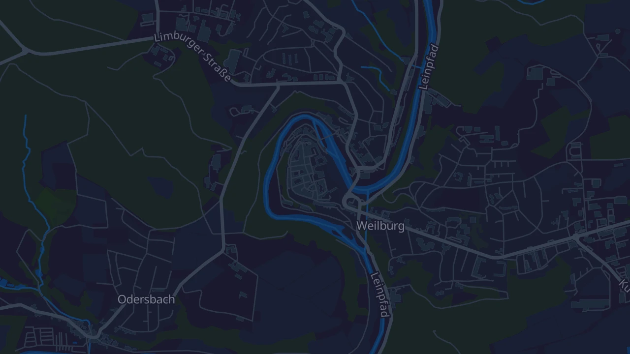 Karte von Weilburg