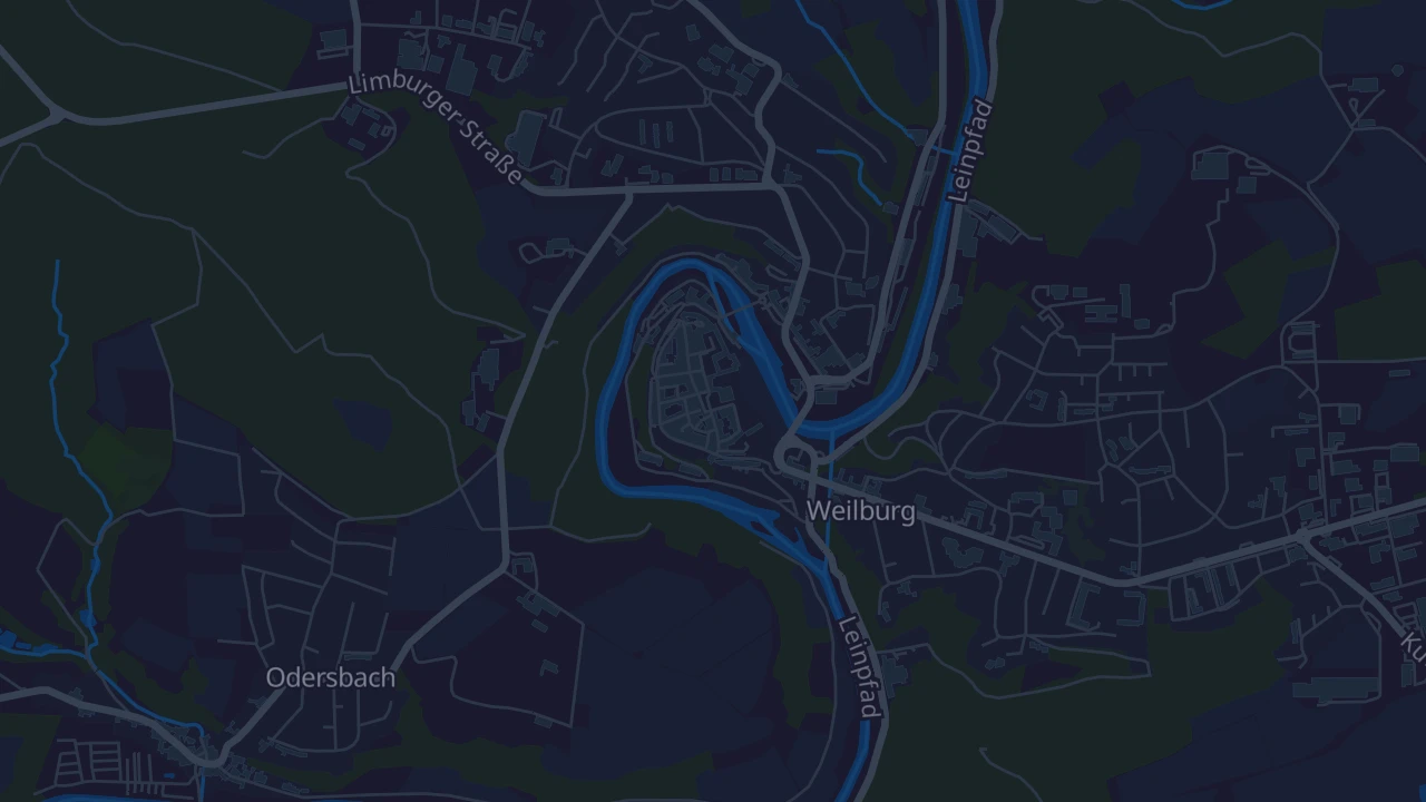 Karte von Weilburg