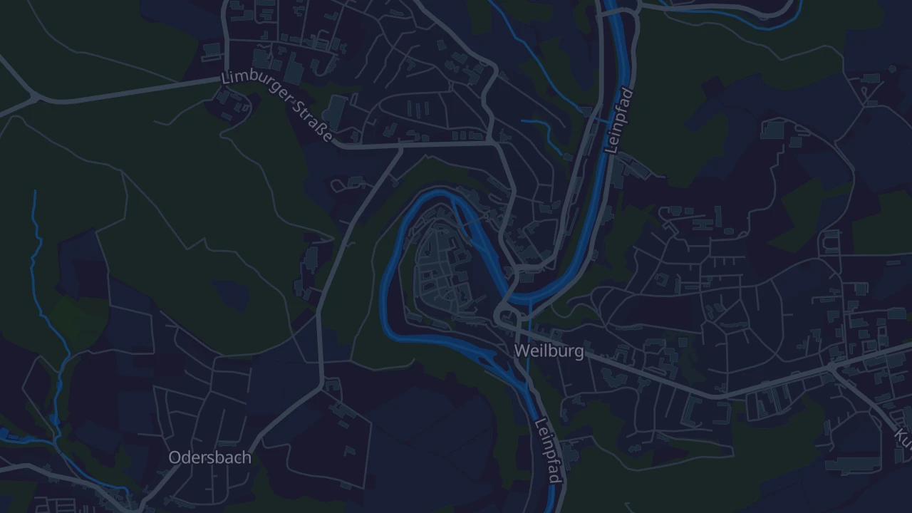 Karte von Weilburg