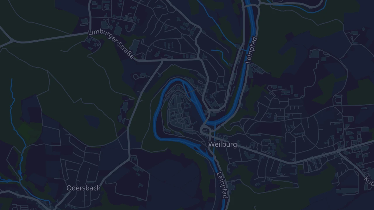 Karte von Weilburg