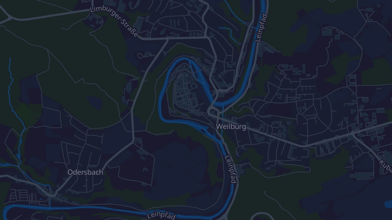 Karte von Weilburg