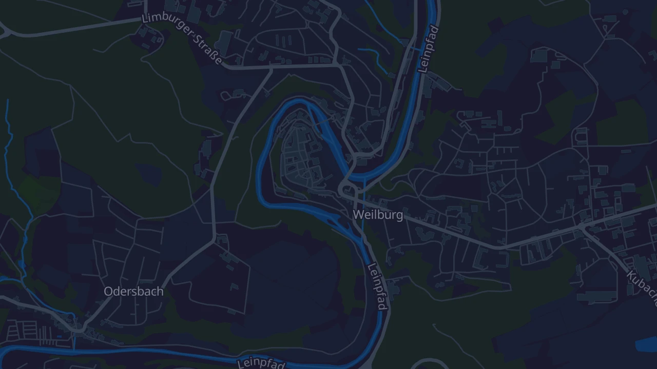 Karte von Weilburg