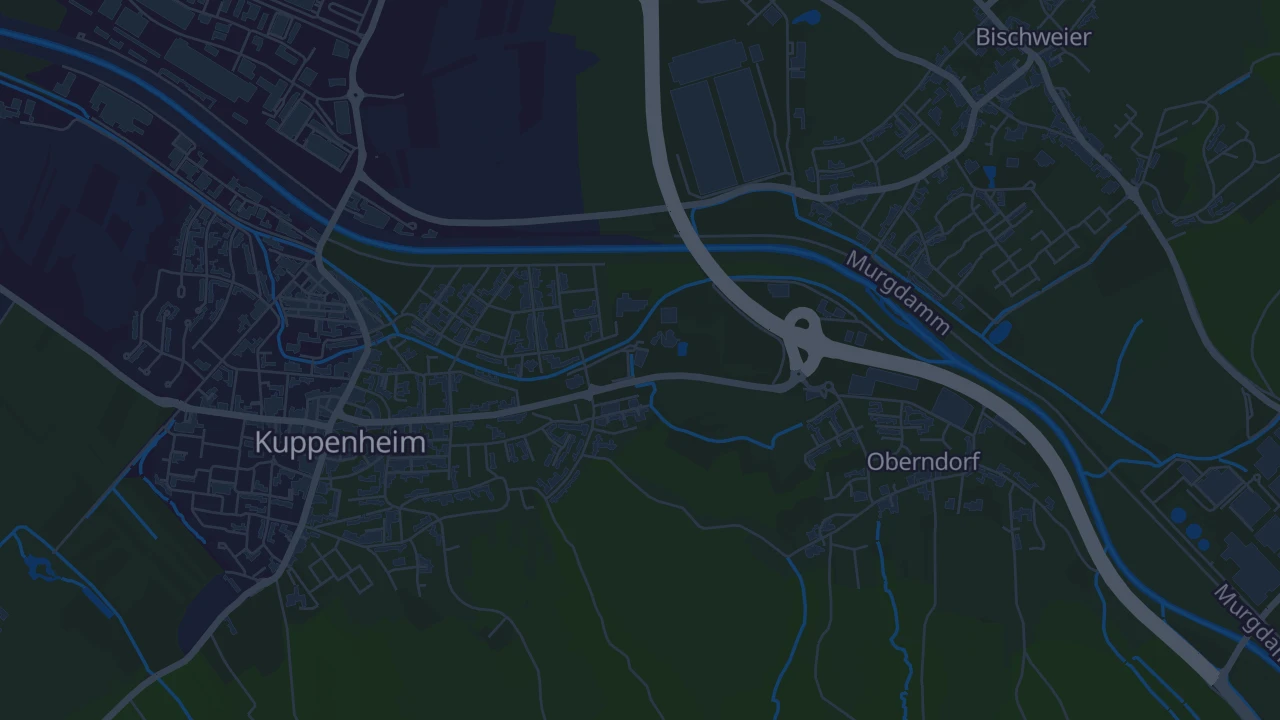 Karte von Kuppenheim