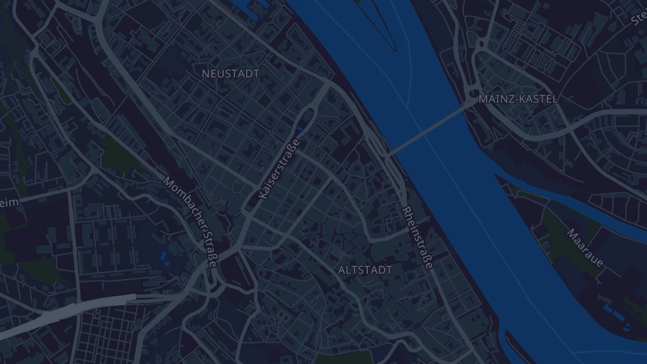 Karte von Mainz