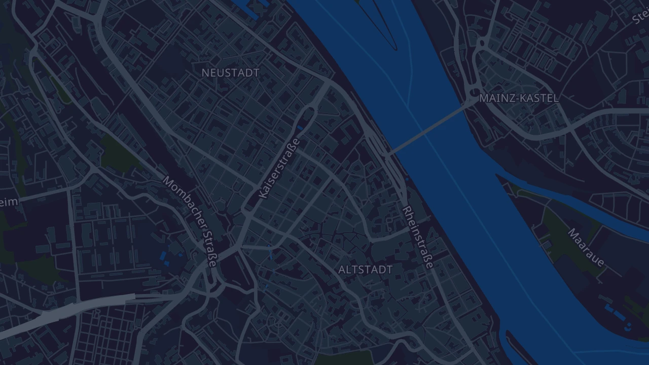Karte von Mainz