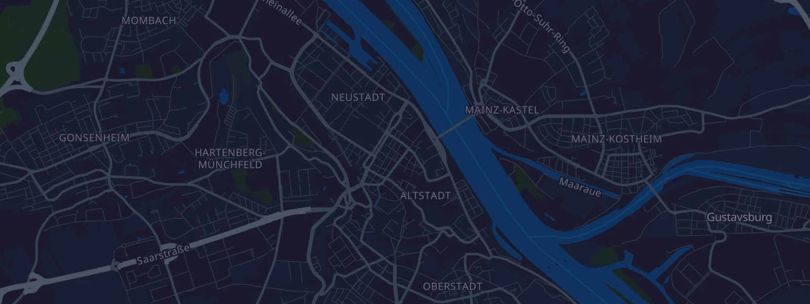 Karte von Mainz