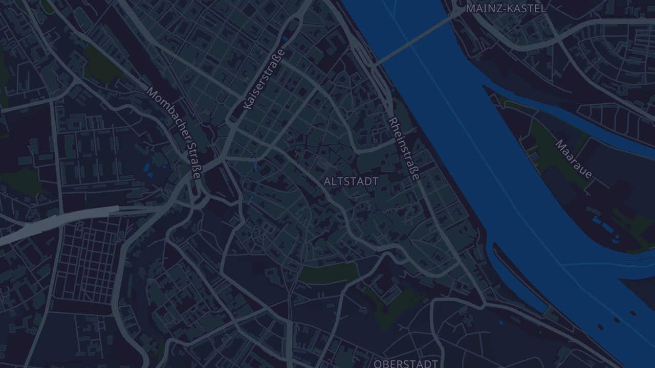 Karte von Mainz