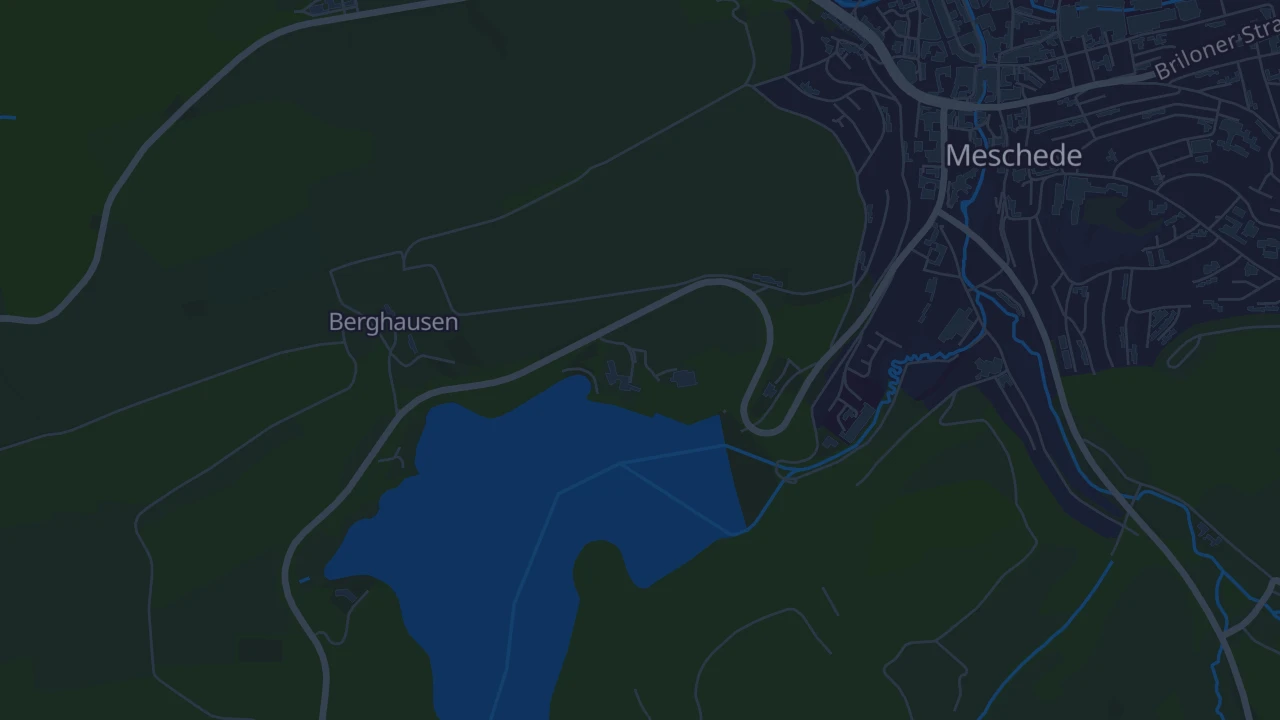Karte von Meschede