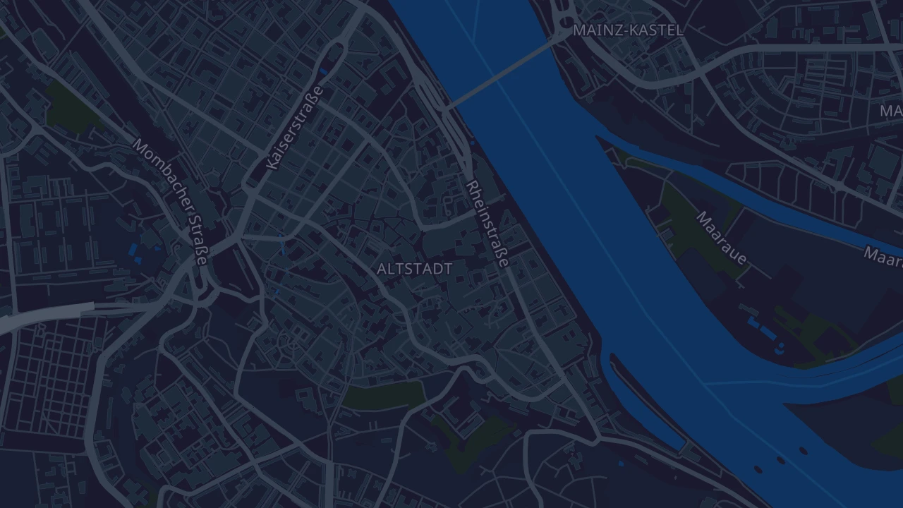 Karte von Mainz