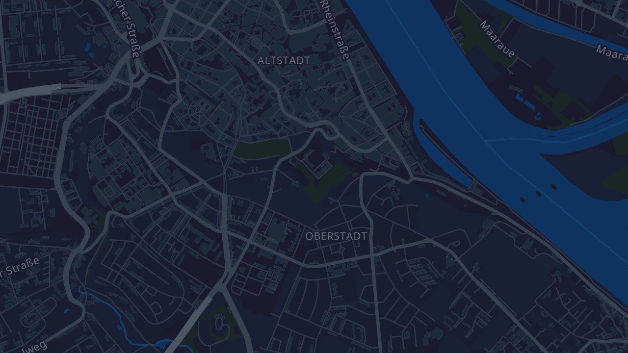 Karte von Mainz