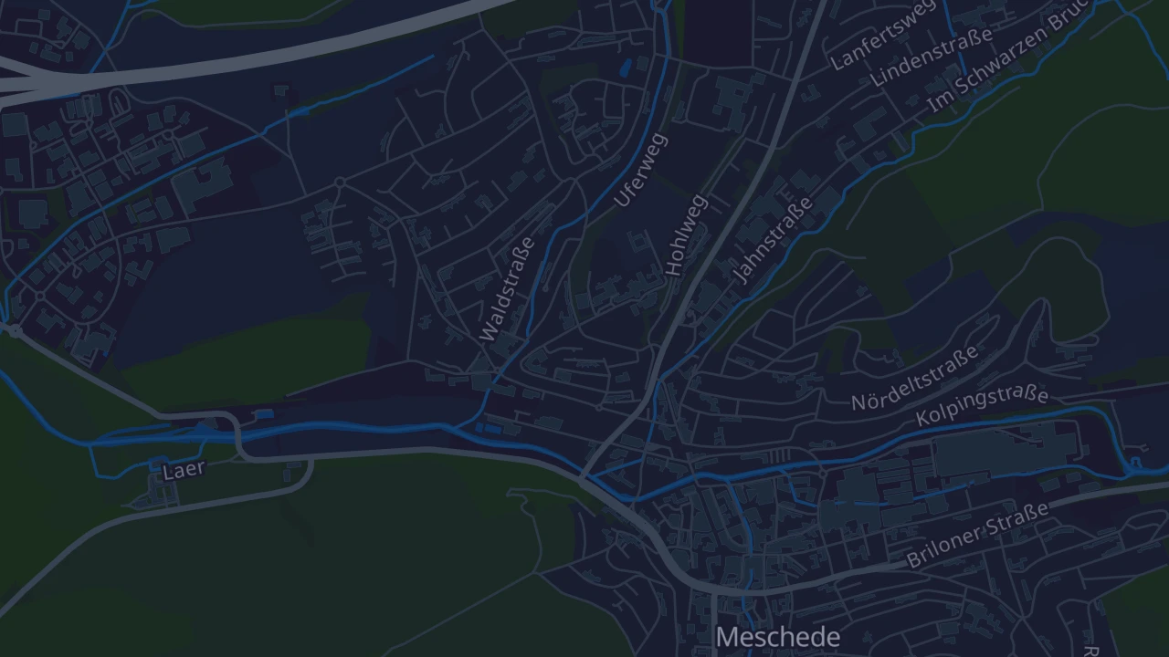 Karte von Meschede