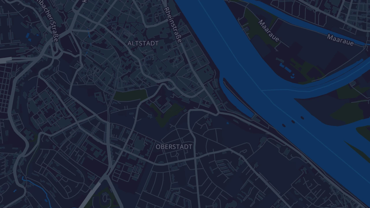 Karte von Mainz