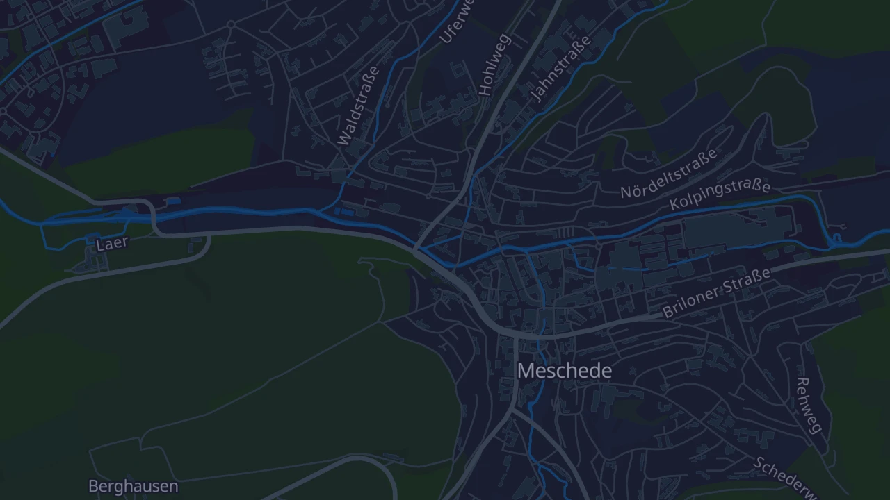 Karte von Meschede