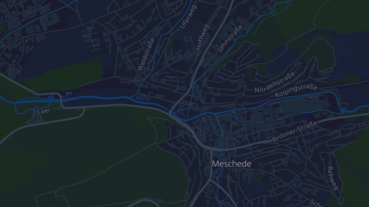 Karte von Meschede