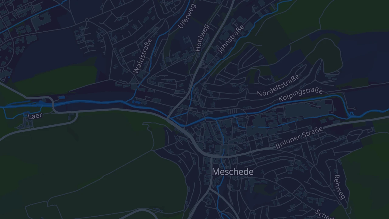 Karte von Meschede